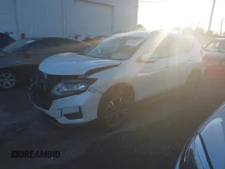 2019 Nissan Rogue SL with VIN 5N1AT2MV0KC841763, listed as a IAAI auction lot 40810670 with 54,315 mi miles and . Bid and sale history available at carsss.com. Image 2.