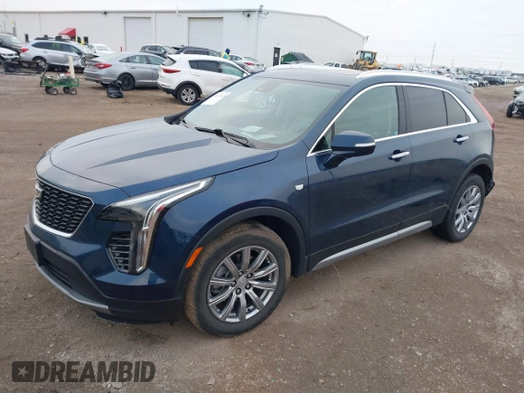 2021 Cadillac XT4 FWD Premium Luxury with VIN 1GYFZCR41MF041306, listed as a IAAI auction lot 41143747 with 53,116 mi miles. Bid and sale history available at carsss.com. Image 17.