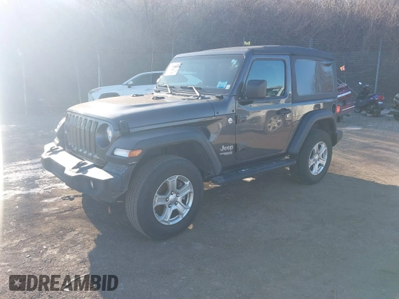 2020 Jeep Wrangler Sport S with VIN 1C4GJXAN8LW207543, listed as a IAAI auction lot 41630531 with 22,621 mi miles and . Bid and sale history available at DreamBid. Image 18.