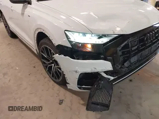 2021 Audi Q8 Prestige z VIN WA1FVAF18MD026128, wystawiony jako IAAI lot #41254457 z przebiegiem 67 148 mil mil oraz . Historia ofert i sprzedaży dostępna na DreamBid. Obrazek 6.