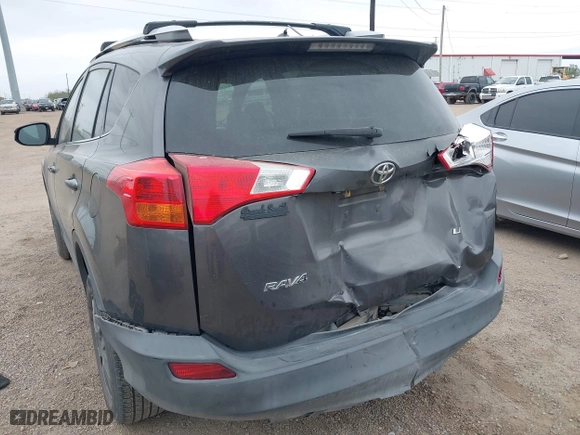 2014 Toyota RAV4 LE with VIN 2T3ZFREVXEW081655, listed as a IAAI auction lot 41583283 with 141,228 mi miles. Bid and sale history available at carsss.com. Image 3.