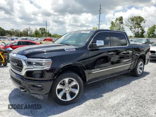 2020 Ram 1500 Limited with VIN 1C6RREHM0LN246241, listed as a Copart auction lot 63649685 with 124,147 mi miles and Clean title. Bid and sale history available at DreamBid. Image 1.