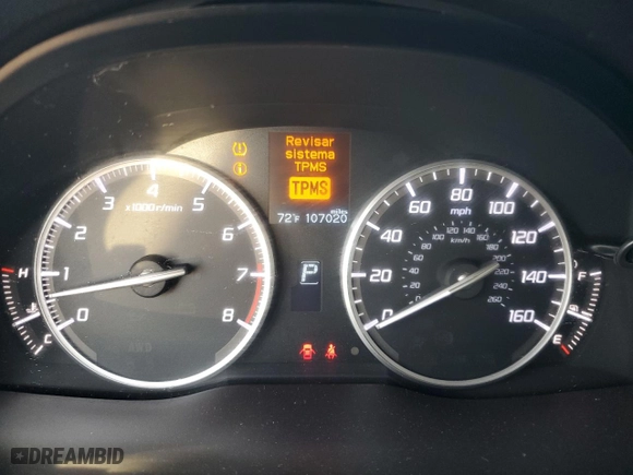 2015 Acura RDX with VIN 5J8TB4H39FL031592, listed as a Copart auction lot 43814514 with 107,020 mi miles and Salvage Title. Bid and sale history available at carsss.com. Image 9.