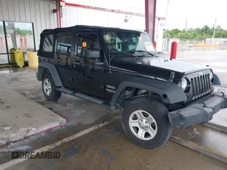 2017 Jeep Wrangler Unlimited Sport with VIN 1C4BJWDG7HL577487, listed as a IAAI auction lot 42747659 with Not provided miles and . Bid and sale history available at DreamBid. Image 1.