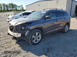 2015 Toyota Highlander Limited z VIN 5TDDKRFH3FS204570, wystawiony jako Copart lot #57954375 z przebiegiem 133 982 mil mil oraz Szkoda całkowita • Salvage title. Historia ofert i sprzedaży dostępna na DreamBid. Obrazek 1.