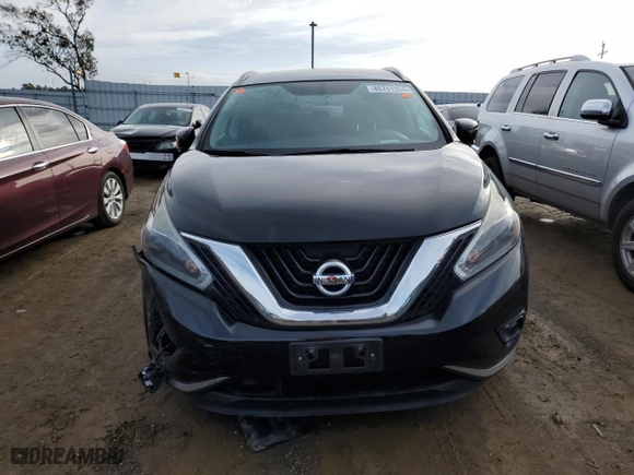 2018 Nissan Murano Platinum with VIN 5N1AZ2MG3JN150956, listed as a Copart auction lot 86761334 with 0 mi miles and Salvage Title. Bid and sale history available at carsss.com. Image 5.
