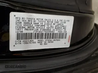 1999 Toyota Celica GT with VIN JT5FG02T7X0055063, listed as a Copart auction lot 83342194 with 166,871 mi miles and Clean Title. Bid and sale history available at carsss.com. Image 12.