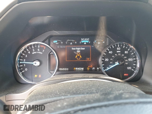 2021 Ford Expedition Max XLT with VIN 1FMJK1JT6MEA21825, listed as a Copart auction lot 52828885 with 135,431 mi miles and Salvage Title. Bid and sale history available at DreamBid. Image 9.