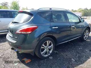 2011 Nissan Murano SL with VIN JN8AZ1MU6BW055876, listed as a IAAI auction lot 41942928 with 115,509 mi miles and . Bid and sale history available at DreamBid. Image 4.