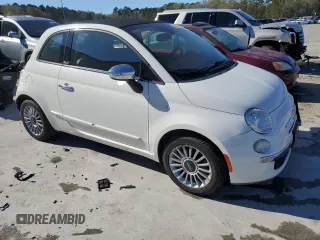 2012 FIAT 500 Lounge z VIN 3C3CFFER3CT339837, wystawiony jako Copart lot #50034515 z przebiegiem 40 552 mil mil oraz Szkody całkowita. Historia ofert i sprzedaży dostępna na DreamBid. Obrazek 4.