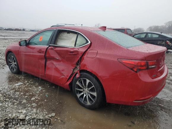 2017 Acura TLX with VIN 19UUB1F3XHA003742, listed as a Copart auction lot 47879745 with 0 mi miles and Salvage Title. Bid and sale history available at carsss.com. Image 2.