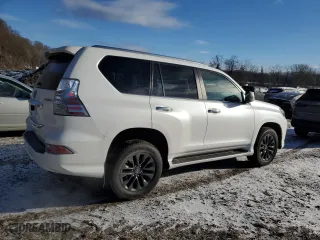 2023 Lexus GX with VIN JTJAM7BX8P5377942, listed as a Copart auction lot 46553655 with 23,902 mi miles and Salvage Title. Bid and sale history available at carsss.com. Image 3.