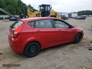 2014 Hyundai Accent GS with VIN KMHCT5AE4EU177030, listed as a Copart auction lot 54186815 with 199,486 mi miles and Salvage Title. Bid and sale history available at carsss.com. Image 3.