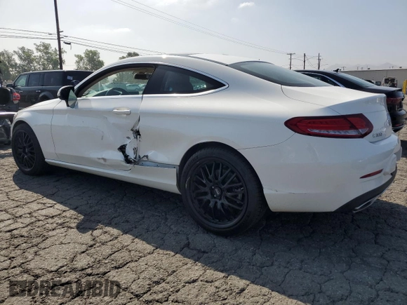 2017 Mercedes-Benz C 300 with VIN WDDWJ4KB1HF325798, listed as a Copart auction lot 55823605 with 94,951 mi miles and Salvage title. Bid and sale history available at DreamBid. Image 2.
