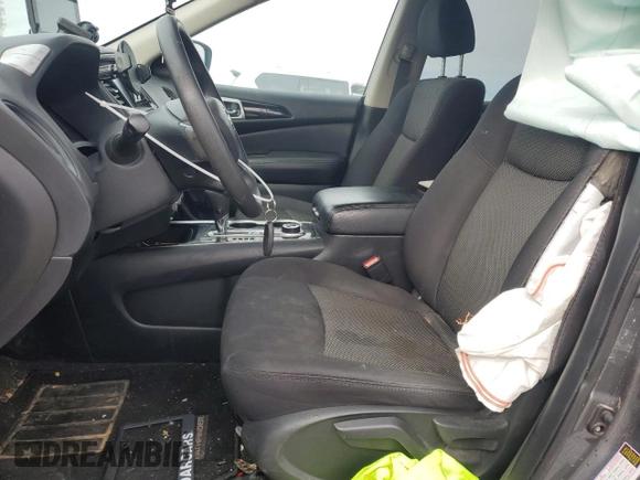 2020 Nissan Pathfinder S with VIN 5N1DR2AM5LC640529, listed as a Copart auction lot 45273575 with 114,219 mi miles and Salvage title. Bid and sale history available at DreamBid. Image 7.