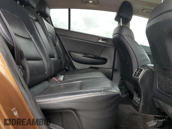 2017 Kia Sportage SX Turbo with VIN KNDPR3A66H7203597, listed as a Copart auction lot 54489895 with 121,997 mi miles and Salvage title. Bid and sale history available at DreamBid. Image 11.