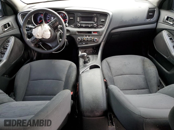 2015 Kia Optima LX z VIN KNAGM4A71F5658375, wystawiony jako Copart lot #57343525 z przebiegiem 118 027 mil mil oraz Nie do naprawy • Non repairable. Historia ofert i sprzedaży dostępna na DreamBid. Obrazek 8.