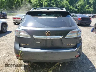 2010 Lexus RX 350 with VIN 2T2BK1BA1AC078529, listed as a Copart auction lot 61037725 with 121,871 mi miles and Salvage title. Bid and sale history available at DreamBid. Image 6.