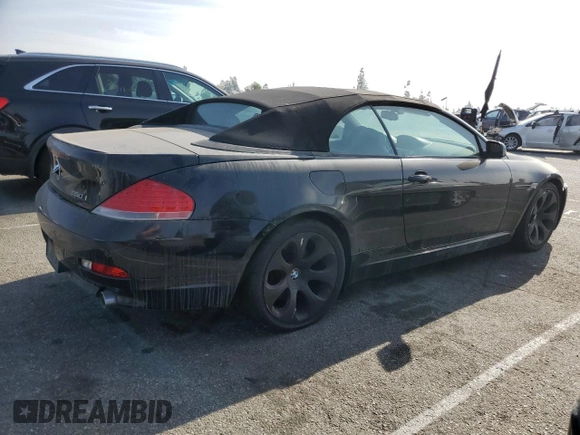 2004 BMW 6 Series 645Ci z VIN WBAEK73424B321911, wystawiony jako Copart lot #87111524 z przebiegiem 121 503 mil mil oraz Czysty tytuł • Clean title. Historia ofert i sprzedaży dostępna na DreamBid. Obrazek 3.