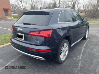 2018 Audi Q5 Premium Plus with VIN WA1BNAFY8J2224078, listed as a Copart auction lot 53841865 with 39,425 mi miles and Salvage Title. Bid and sale history available at carsss.com. Image 4.