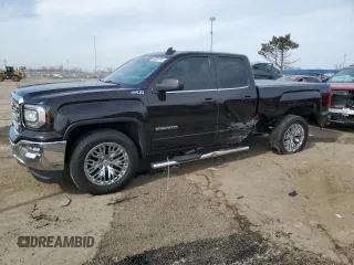 2019 GMC Sierra 1500 Limited SLE with VIN 2GTV2MEC9K1126567, listed as a Copart auction lot 48851075 with 57,359 mi miles and Salvage Title. Bid and sale history available at carsss.com. Image 1.
