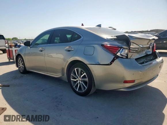 2016 Lexus ES 300h with VIN JTHBW1GG8G2125311, listed as a Copart auction lot 52635165 with 93,585 mi miles and Salvage Title. Bid and sale history available at DreamBid. Image 2.