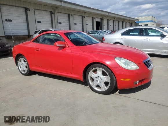 2004 Lexus SC with VIN JTHFN48Y840053532, listed as a Copart auction lot 50686965 with 244,055 mi miles and Salvage Title. Bid and sale history available at carsss.com. Image 4.