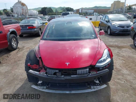 2020 Tesla Model 3 Long Range with VIN 5YJ3E1EB6LF649824, listed as a IAAI auction lot 41766020 with 71,230 mi miles. Bid and sale history available at carsss.com. Image 13.