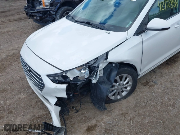 2021 Hyundai Accent SE with VIN 3KPC24A66ME137023, listed as a IAAI auction lot 42192858 with 58,197 mi miles and . Bid and sale history available at DreamBid. Image 6.