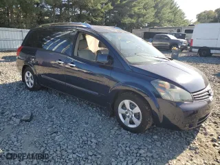 2007 Nissan Quest S with VIN 5N1BV28U87N101518, listed as a Copart auction lot 71054434 with 0 mi miles and Salvage Title. Bid and sale history available at carsss.com. Image 4.