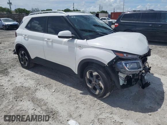 2024 Hyundai Venue SEL with VIN KMHRC8A37RU286811, listed as a Copart auction lot 60373265 with 23,337 mi miles and Non repairable. Bid and sale history available at DreamBid. Image 4.