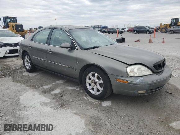2001 Mercury Sable LS Premium with VIN 1MEFM55S81A608056, listed as a Copart auction lot 45936415 with 123,549 mi miles and Salvage Title. Bid and sale history available at DreamBid. Image 4.