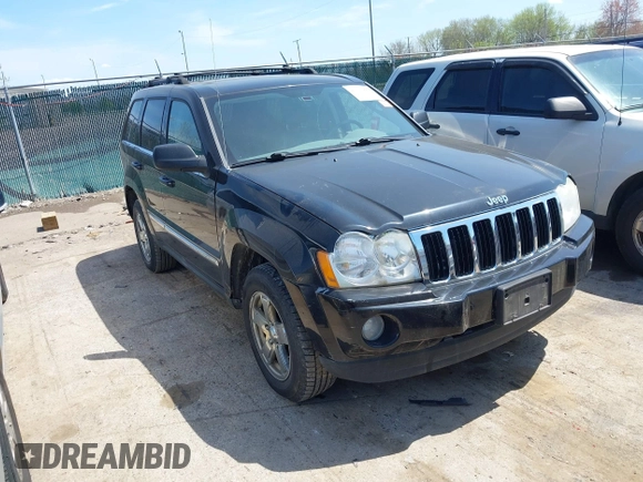 2006 Jeep Grand Cherokee Limited with VIN 1J4HR58N26C317155, listed as a IAAI auction lot 42103881 with 125,341 mi miles. Bid and sale history available at carsss.com. Image 1.