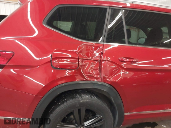 2022 Volkswagen Atlas 3.6L V6 SEL R-Line with VIN 1V2AR2CA6NC548406, listed as a IAAI auction lot 41599286 with 46,685 mi miles. Bid and sale history available at carsss.com. Image 6.