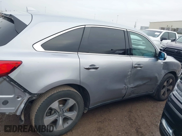 2016 Acura MDX with VIN 5FRYD3H26GB008189, listed as a IAAI auction lot 41395036 with 171,270 mi miles. Bid and sale history available at carsss.com. Image 14.