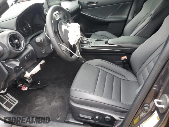 2023 Lexus IS 350 F Sport with VIN JTHGZ1B23P5068846, listed as a Copart auction lot 51160415 with 10,279 mi miles and Salvage title. Bid and sale history available at DreamBid. Image 7.