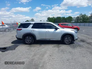 2023 Nissan Pathfinder S with VIN 5N1DR3AA0PC265134, listed as a IAAI auction lot 42006646 with 46,943 mi miles and . Bid and sale history available at DreamBid. Image 13.