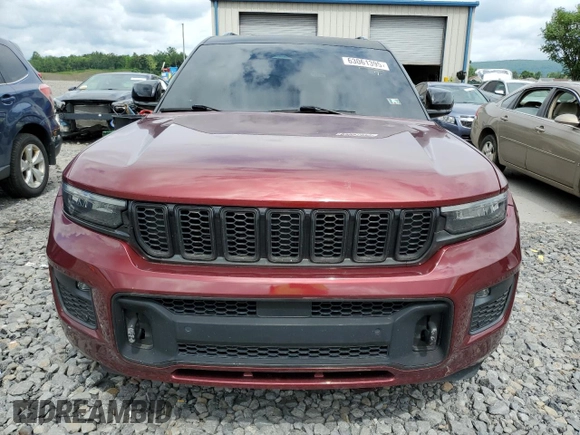 2021 Jeep Grand Cherokee Overland with VIN 1C4RJKDT6M8178992, listed as a Copart auction lot 63061395 with 62,051 mi miles and Salvage title. Bid and sale history available at DreamBid. Image 5.