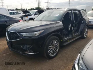 2022 Acura MDX w/Advance Package with VIN 5J8YE1H87NL035338, listed as a Copart auction lot 66809874 with 32,217 mi miles and Salvage Title. Bid and sale history available at carsss.com. Image 1.