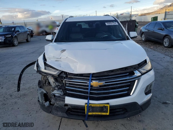 2022 Chevrolet Traverse LT Leather with VIN 1GNEVHKW6NJ105044, listed as a Copart auction lot 86895754 with 0 mi miles and Salvage Title. Bid and sale history available at carsss.com. Image 5.
