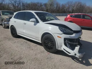 2016 Porsche Cayenne GTS with VIN WP1AD2A27GLA75810, listed as a Copart auction lot 49773295 with 92,208 mi miles and Salvage title. Bid and sale history available at DreamBid. Image 4.