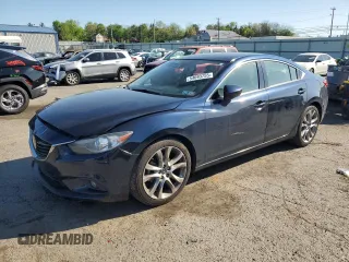 2015 Mazda 6 i Grand Touring with VIN JM1GJ1W54F1219695, listed as a Copart auction lot 54693755 with 125,314 mi miles and Salvage Title. Bid and sale history available at DreamBid. Image 1.