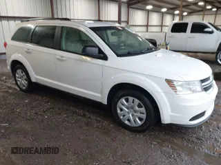 2015 Dodge Journey American Value Pkg with VIN 3C4PDCAB7FT552448, listed as a IAAI auction lot 41572731 with 107,175 mi miles. Bid and sale history available at carsss.com. Image 1.