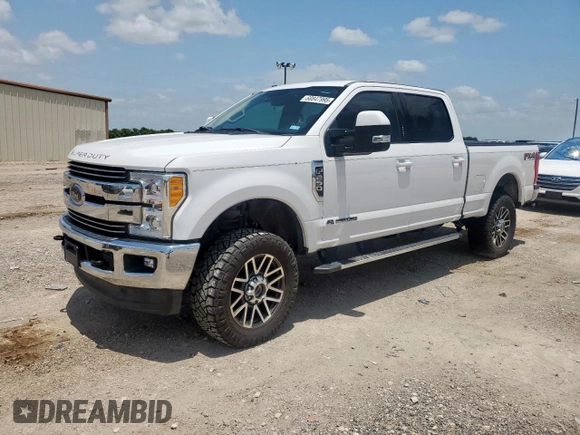 2017 Ford F-250 Lariat with VIN 1FT7W2BT2HEB68950, listed as a Copart auction lot 60847995 with 217,292 mi miles and Clean title. Bid and sale history available at DreamBid. Image 1.