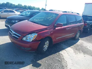 2008 Hyundai Entourage GLS с VIN KNDMC233586047592, выставлен на аукционе IAAI как лот 42541386 с пробегом 305 770 миль миль и . История ставок и продаж доступна на DreamBid. Изображение 2.