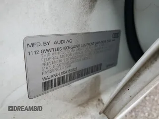 2013 Audi A4 Prestige with VIN WAUKFAFLXDA157823, listed as a Copart auction lot 62749474 with 137,256 mi miles and Salvage Title. Bid and sale history available at carsss.com. Image 15.