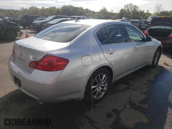 2007 Infiniti G35 G35x with VIN JNKBV61F77M823994, listed as a Copart auction lot 73189444 with 146,920 mi miles and Salvage Title. Bid and sale history available at DreamBid. Image 3.