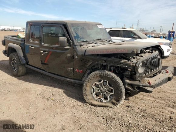2020 Jeep Gladiator Rubicon with VIN 1C6JJTBG6LL102832, listed as a Copart auction lot 88780025 with 91,948 mi miles and Salvage Title. Bid and sale history available at carsss.com. Image 4.