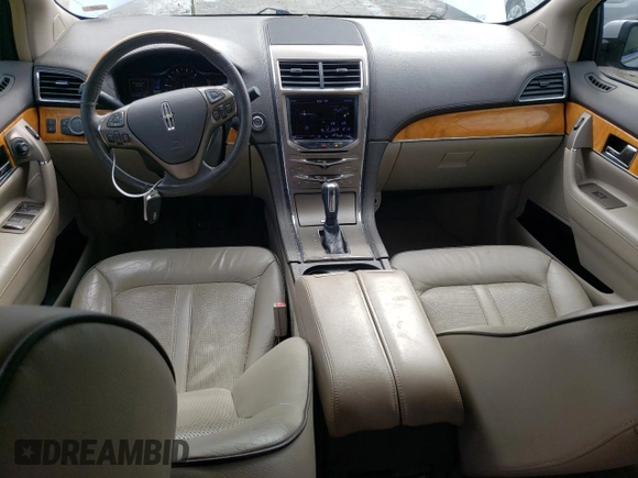 2013 Lincoln MKX with VIN 2LMDJ6JK6DBL20929, listed as a Copart auction lot 59767254 with 163,180 mi miles and Salvage Title. Bid and sale history available at DreamBid. Image 8.