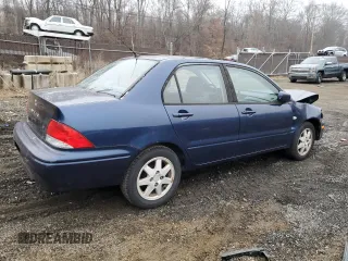 2002 Mitsubishi Lancer LS with VIN JA3AJ36E62U045279, listed as a Copart auction lot 83882654 with 208,175 mi miles and Salvage Title. Bid and sale history available at carsss.com. Image 3.